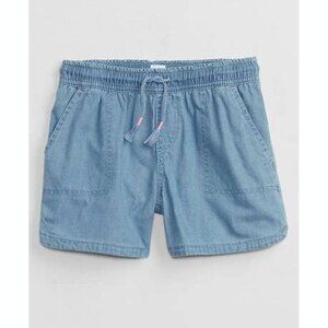 Gap Kids Girl Chambray Pull-On Shorts with Washwell